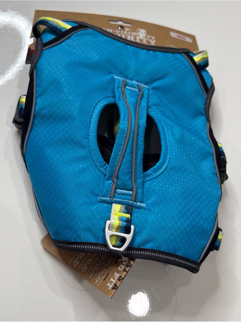 Arcadia Trail Neoprene Harness Size Small Dog Blue NWT - A020526